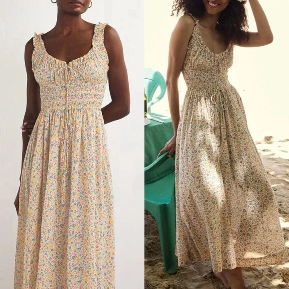 DOEN Emmaretta Dress in Wild Clover Floral Size M - Picture 8 of 13